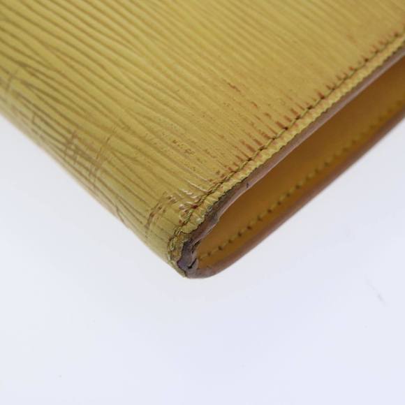 LOUIS VUITTON Epi Pochette Accessoires Pouch Yellow M52989 LV Auth 93680 - Picture 16 of 16